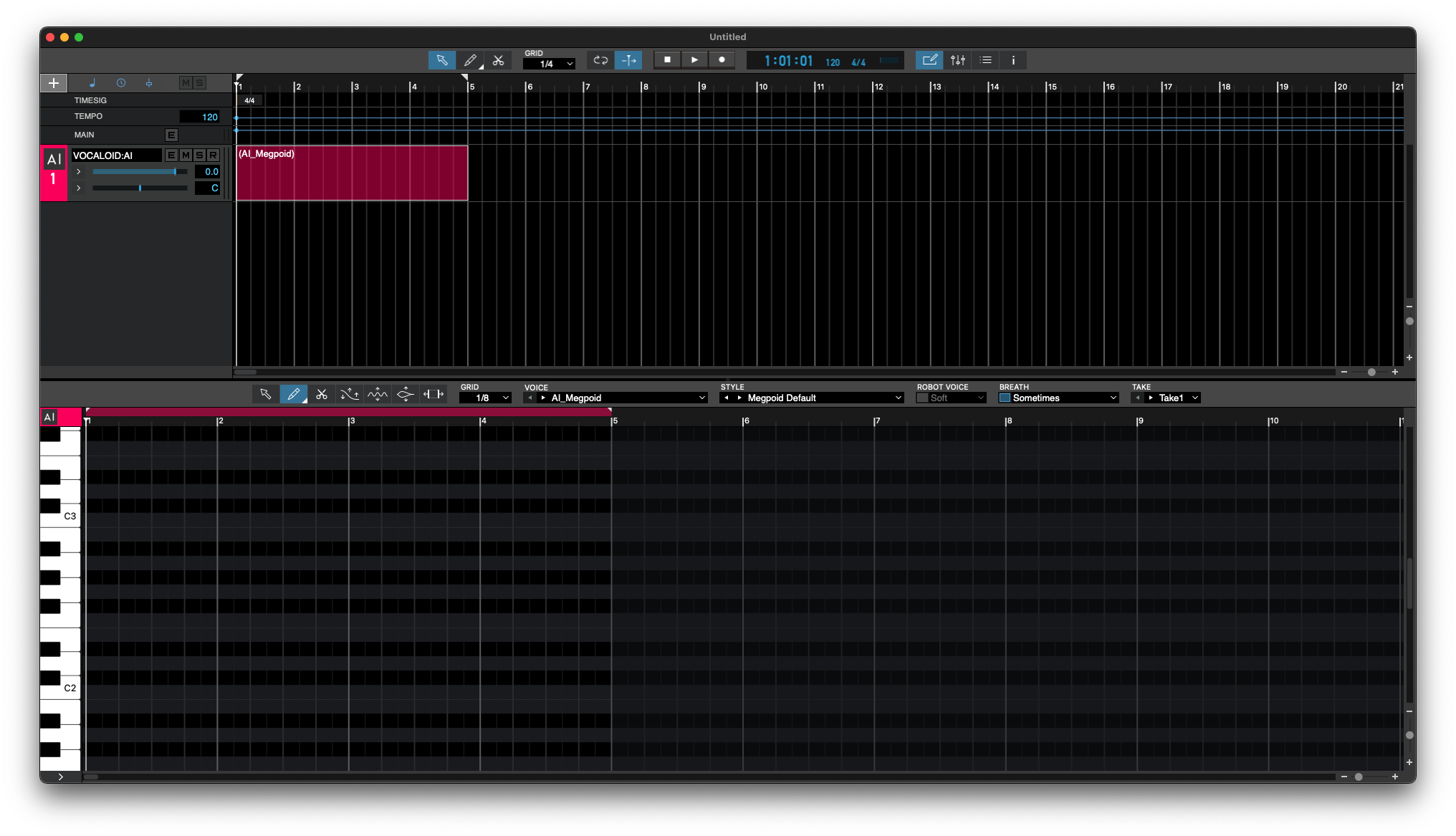 Yamaha VOCALOID 6 Editor + AI Megpoid voicebank